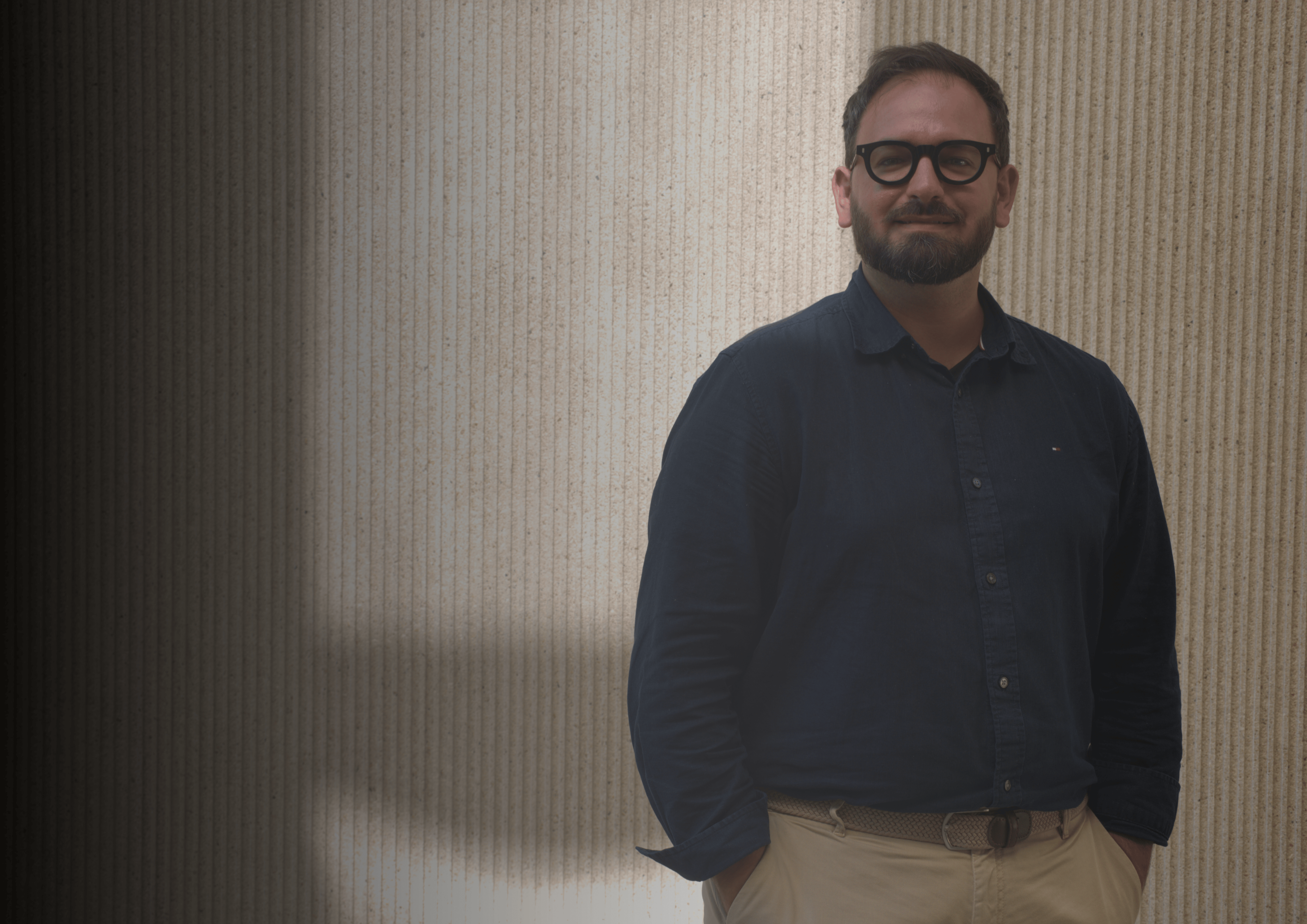 David Quattrini dans son cabinet thérapeutique à Genève
